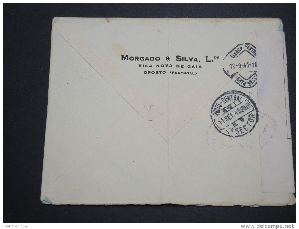 PORTUGAL - Enveloppe De Porto Pour La France En 1945 Avec Contrôle Postal - A Voir - L 5911 - Lettres & Documents