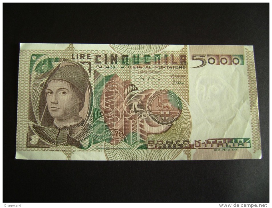 BANCONOTA LIRE 5000 ANTONELLO DA MESSINA 01-07-1980  QFDS - 5.000 Lire