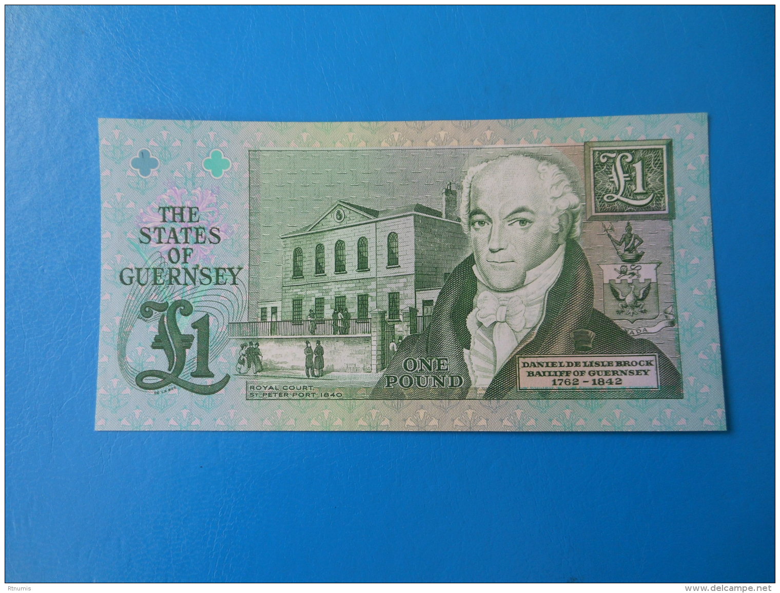 Guernesey Guernsey 1 Pound 1991 P52c UNC - Guernesey