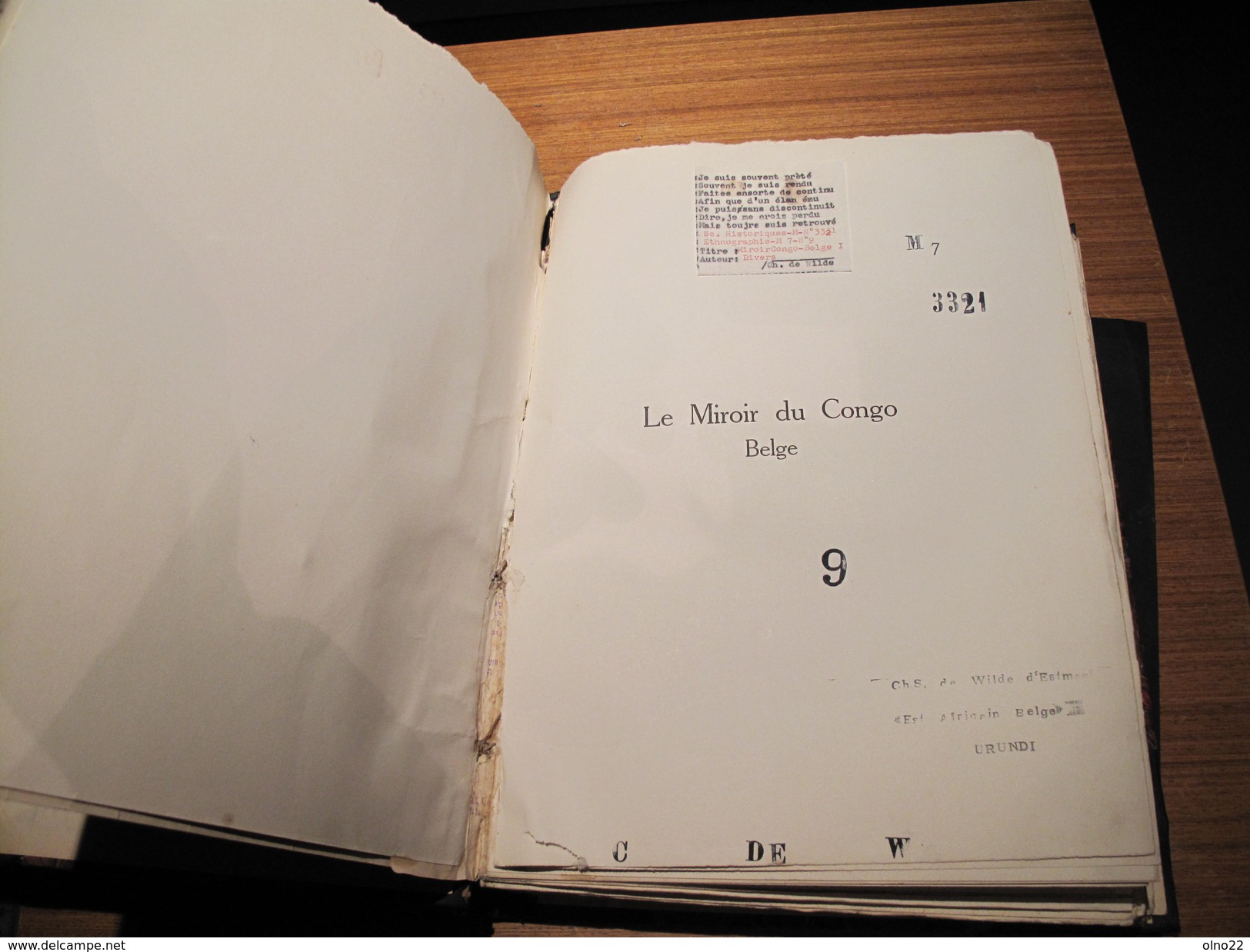 THARAUD Jean Et Jérôme, LE MIROIR DU CONGO BELGE, 2 Tomes, Bruxelles 1929 - Géographie