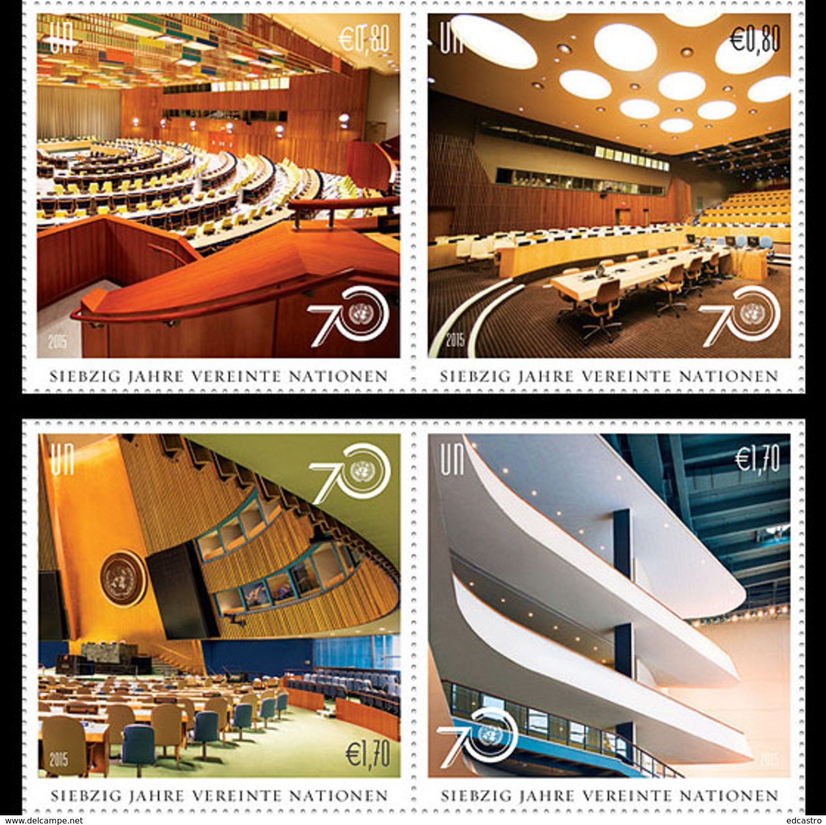 UNITED NATIONS 2015 70th Anniversary Of The UN (Vienna) - Nuevos