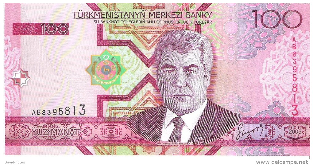 Turkmenistan - Pick 18 - 100 Manat 2005 - Unc - Turkmenistan