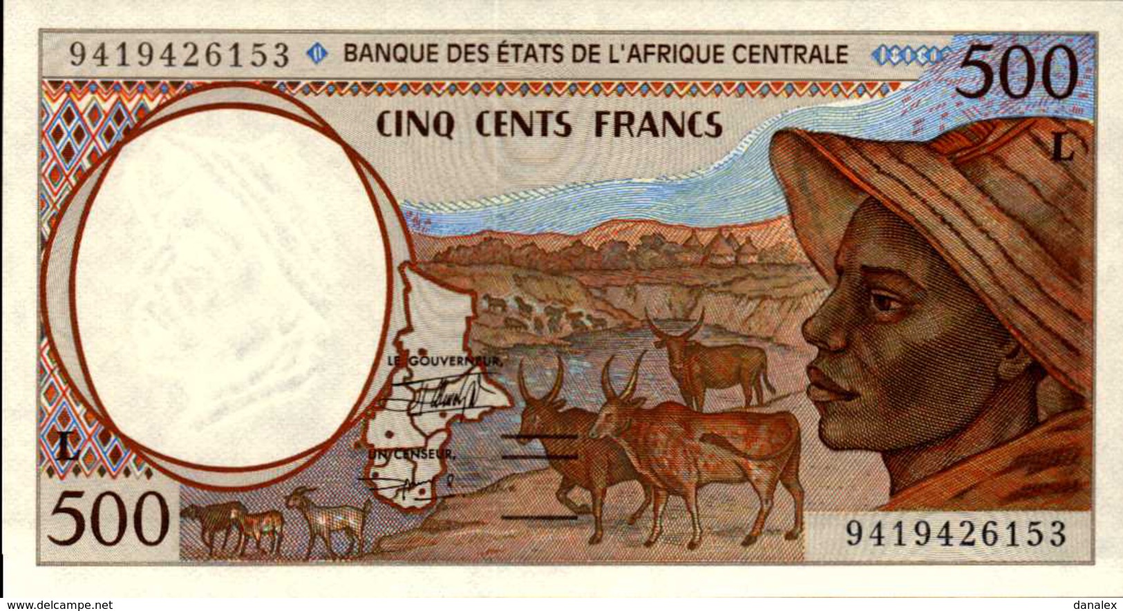 GABON  500 E  1000 FRANCS De 1994 Pick 401b Et 402b  UNC/NEUF - Gabon