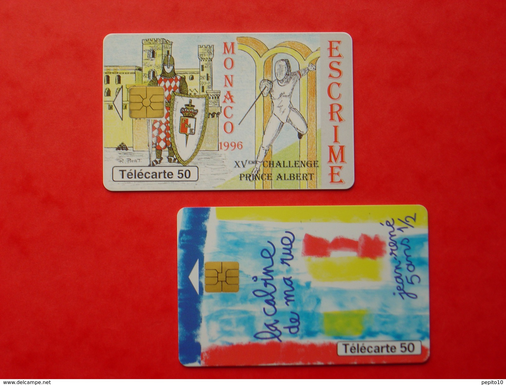 2 Télécartes France Et Monaco 1996 Et 1999 - Sin Clasificación