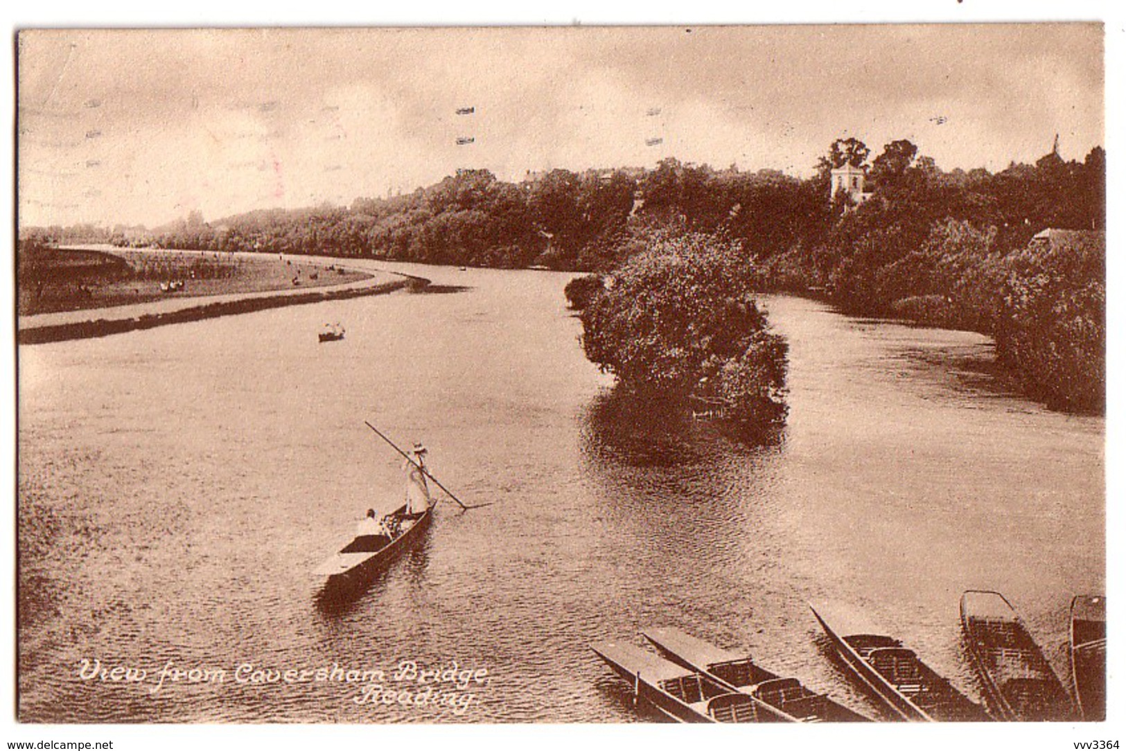 READING: View From Caversham Bridge - Reading