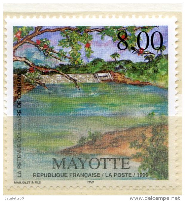 France;Mayotte; 1999,Y&T  N°70 ,NEUFS**,MNH - Poste Aérienne