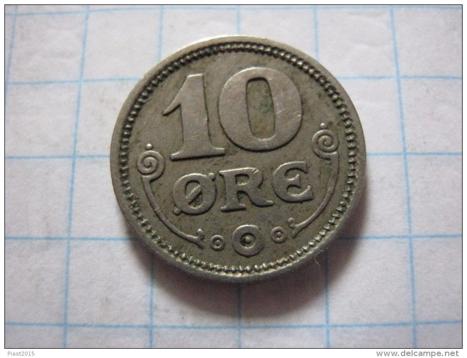 Denmark 10 øre 1921 - Danemark