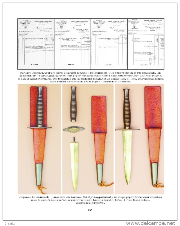 Les deux livres sur les poignards français.
