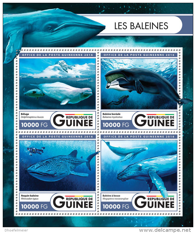 GUINEA REP. 2016 ** Diving Tauchen Plongée M/S - OFFICIAL ISSUE - A1647 - Plongée