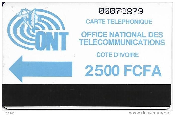 @+ TC Autelca ONT (Ancien Logo) De Cote D'Ivoire - 2500FCFA - 1ere Serie - Costa De Marfil