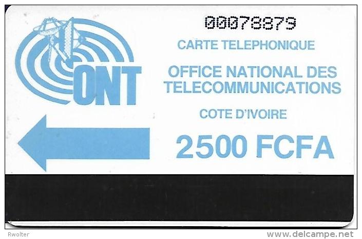 @+ TC Autelca ONT (Ancien Logo) De Cote D'Ivoire - 2500FCFA - 1ere Serie - Côte D'Ivoire