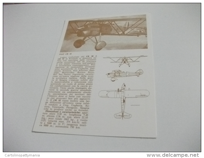 AEREO FIAT CR 32 - 1946-....: Era Moderna