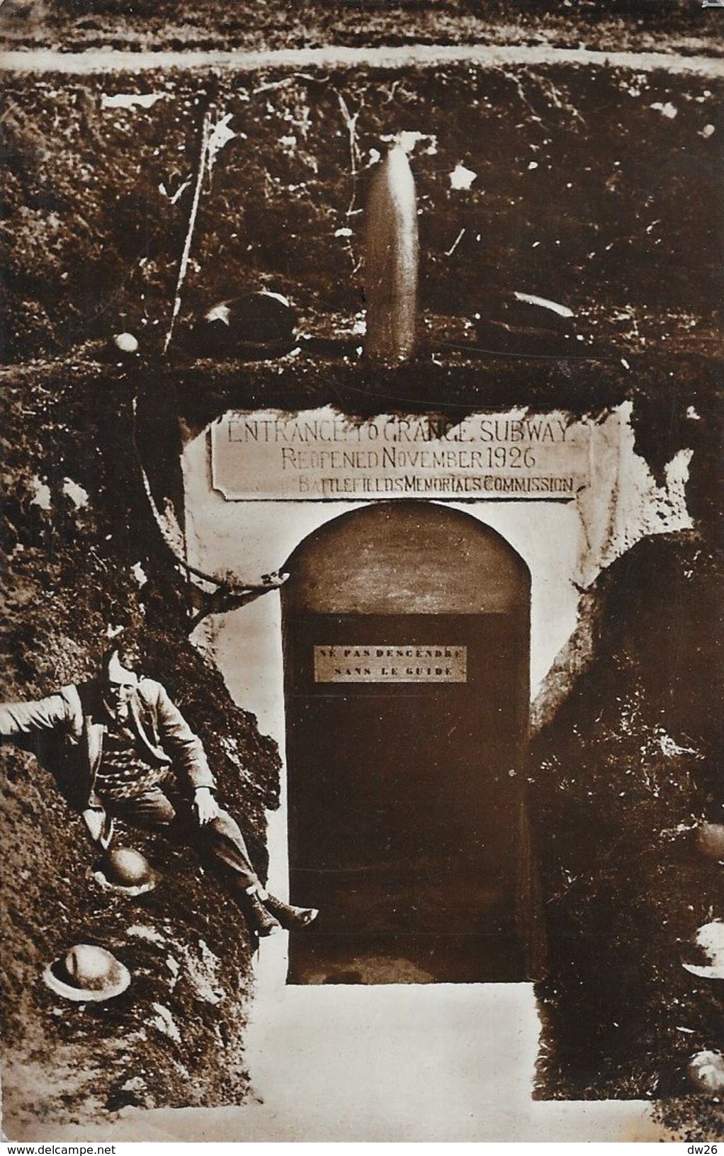 Côte De Vimy - Entrée Du Souterrain De La Grange - Edition G. Stubbs - Carte Sépia Non Circulée - Autres & Non Classés