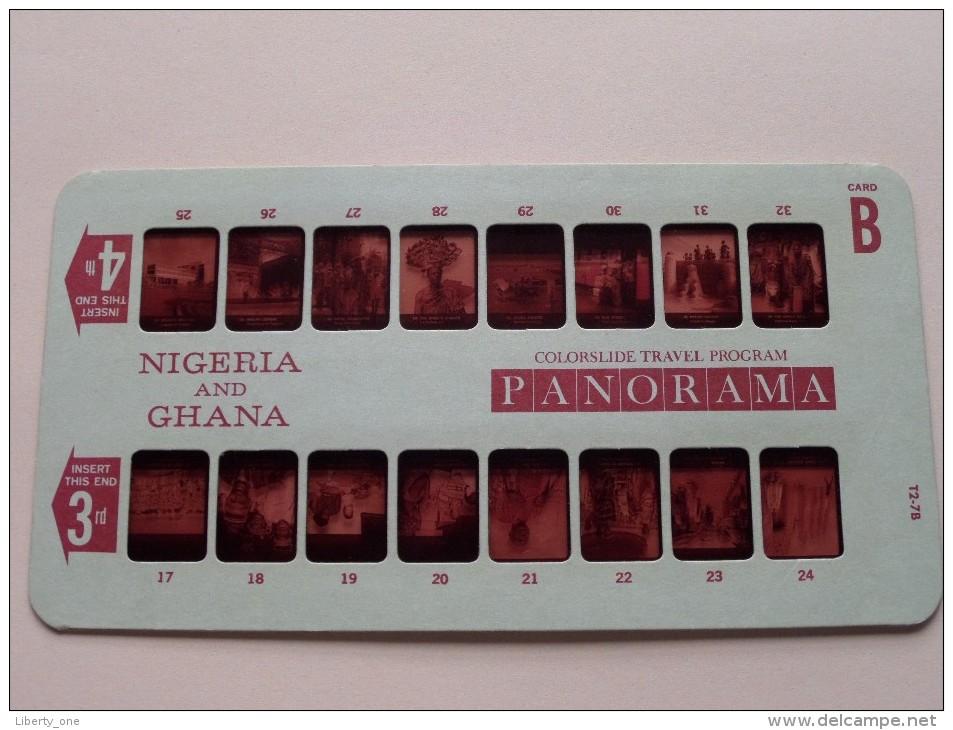 NIGERIA And GHANA PANORAMA Card B ( Colorslide Travel Program Columbia Record Club / Zie Foto´s Voor Details ) ! - Lieux