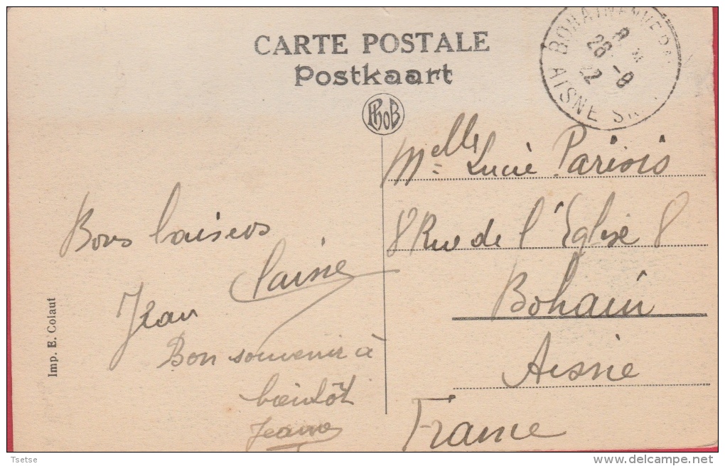 Quiévrain- Le Château ... Gouvion -1922 ( Voir Verso ) - Quiévrain