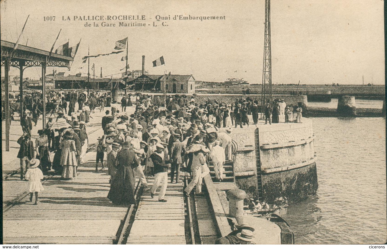 LA PALLICE ROCHELLE ;1915 ; FELDPOST ; Militaria ; Circulée - La Rochelle