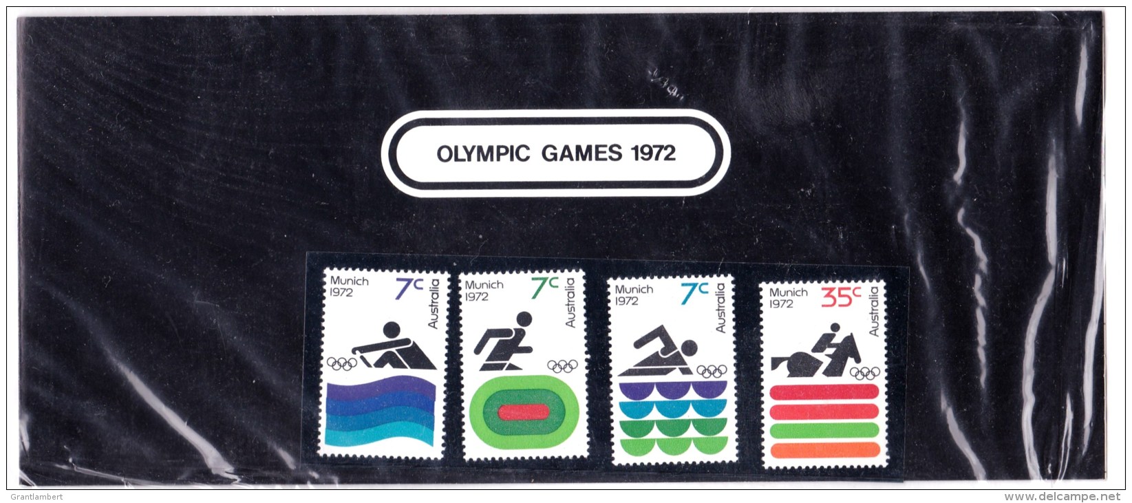 Australia 1972 Munich Olympic Games Presentation Pack - Presentation Packs