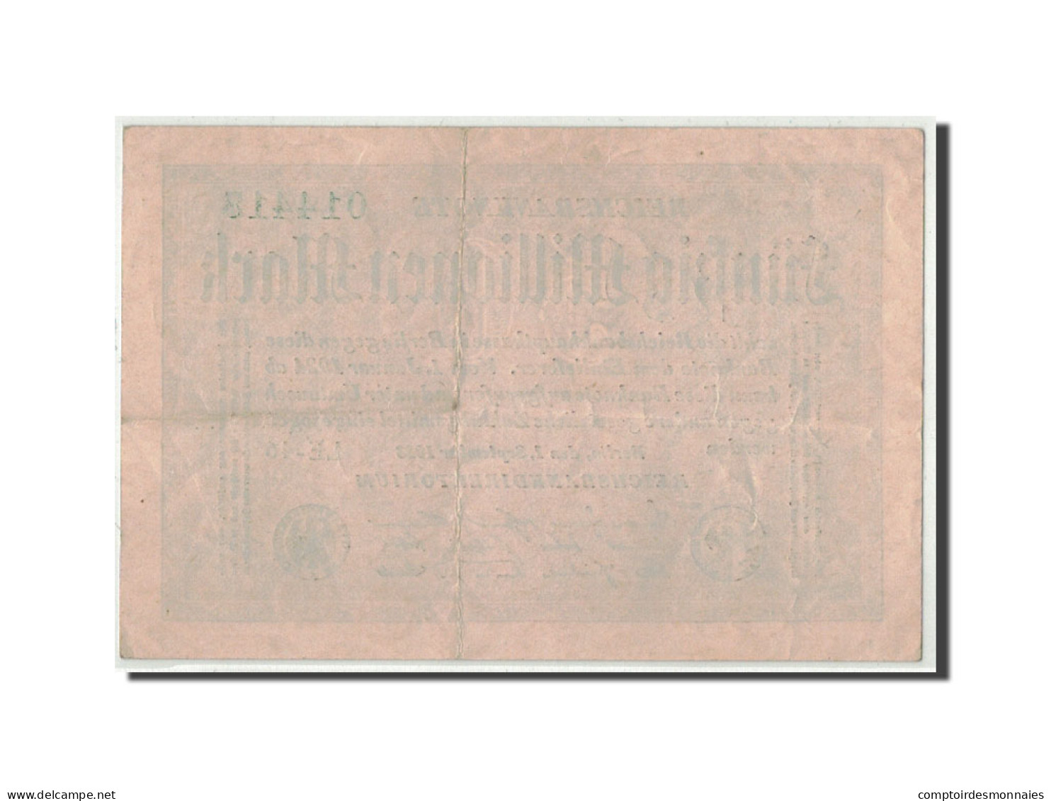 Billet, Allemagne, 50 Millionen Mark, 1923, 1923-09-01, KM:109c, TTB - 50 Mio. Mark