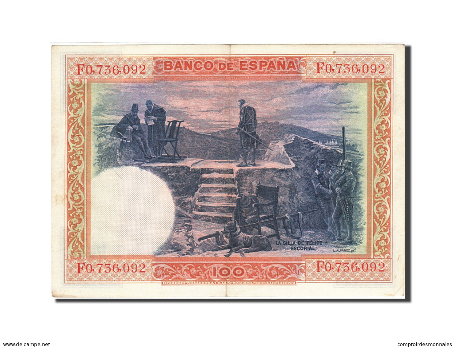 Billet, Espagne, 100 Pesetas, 1925, 1925-07-01, KM:69c, TTB - 100 Pesetas