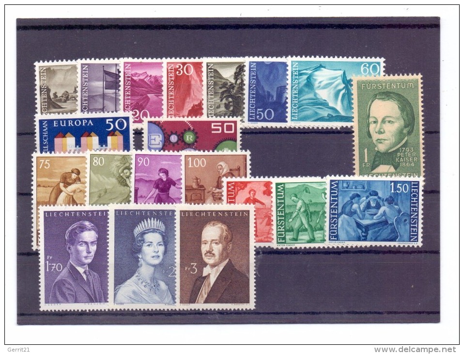 LIECHTENSTEIN - Lot, ** Postfrisch / MNH - Sammlungen