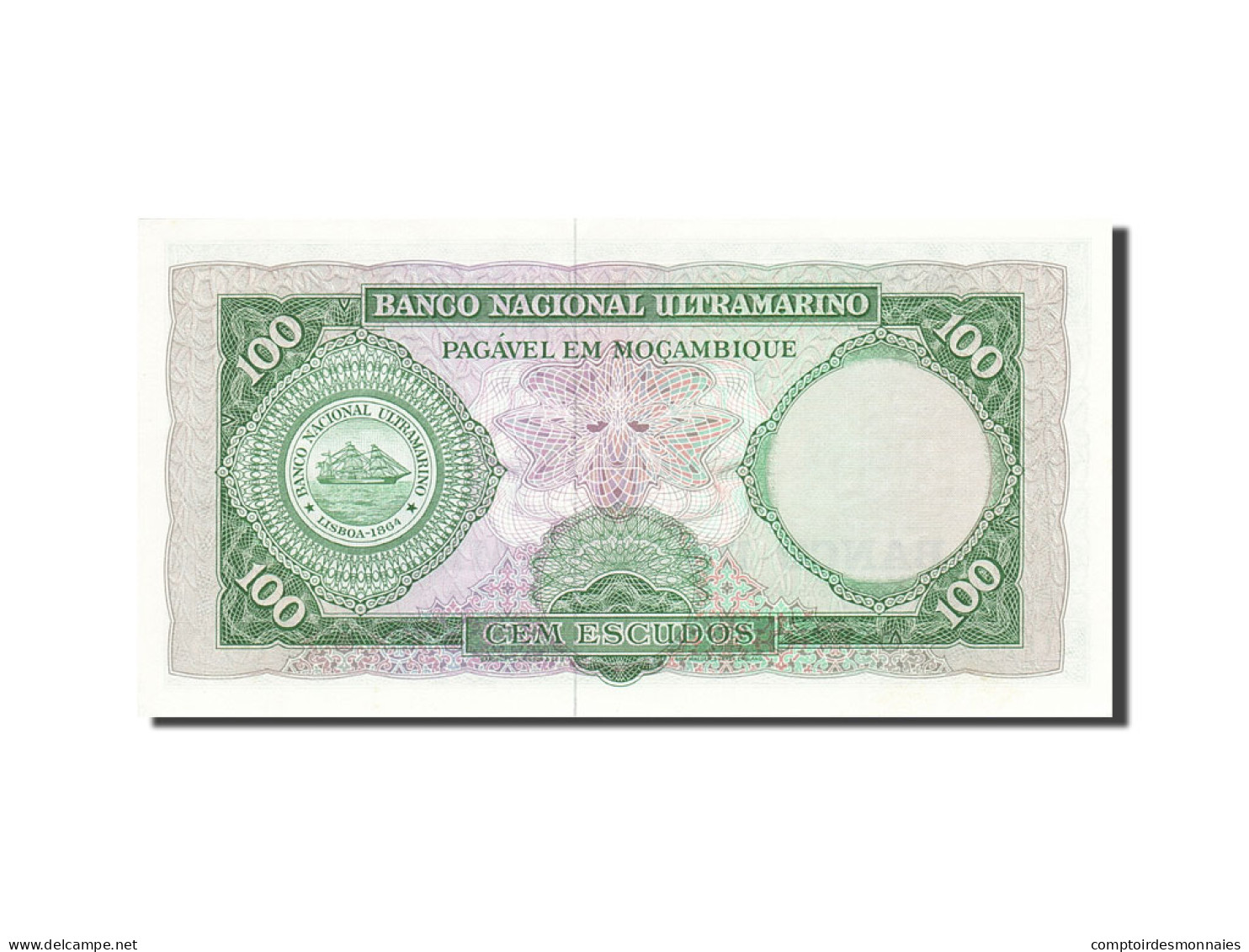 Billet, Mozambique, 100 Escudos, 1976, 1961-03-27, KM:117a, SPL - Mozambique