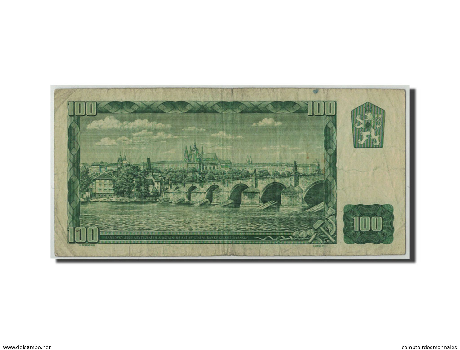 Billet, Tchécoslovaquie, 100 Korun, 1961, KM:91b, B+ - Checoslovaquia