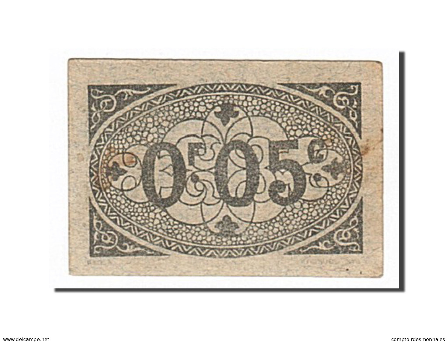 Billet, Algeria, 5 Centimes, 1917, 1917-03-09, SUP - Algeria