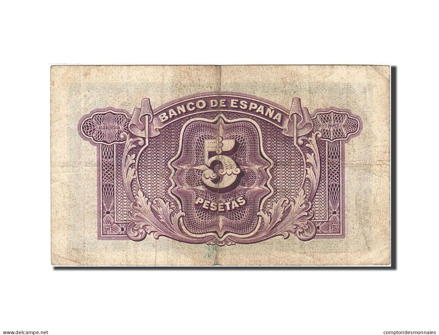 Billet, Espagne, 5 Pesetas, 1935, 1935, KM:85a, TB+ - 5 Pesetas