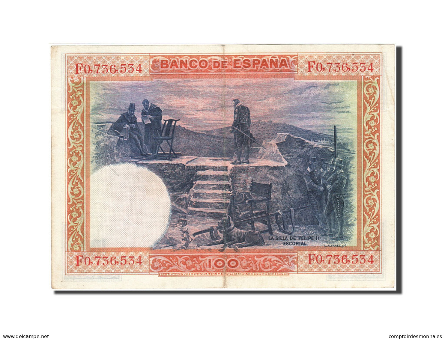 Billet, Espagne, 100 Pesetas, 1925, 1925-07-01, KM:69c, TB+ - 100 Pesetas