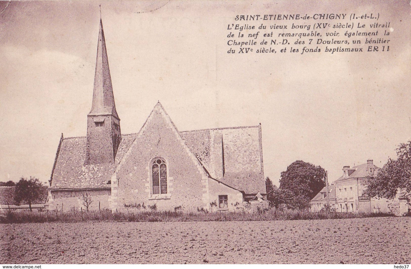 Saint-Etienne-de-Chigny - L'Eglise Du Vieux Bourg - Autres & Non Classés