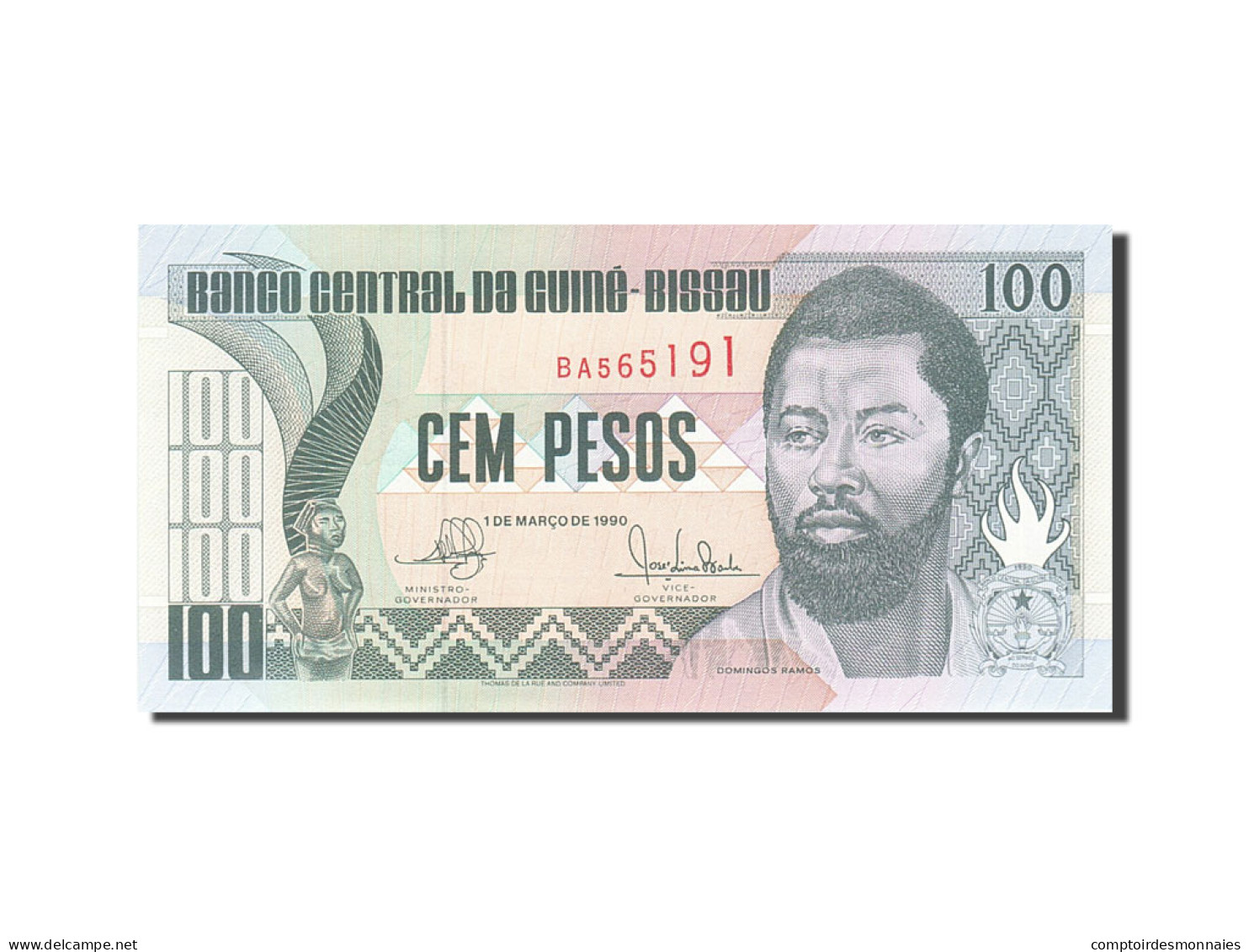 Billet, Guinea-Bissau, 100 Pesos, 1990, 1990-03-01, KM:11, NEUF - Guinee-Bissau