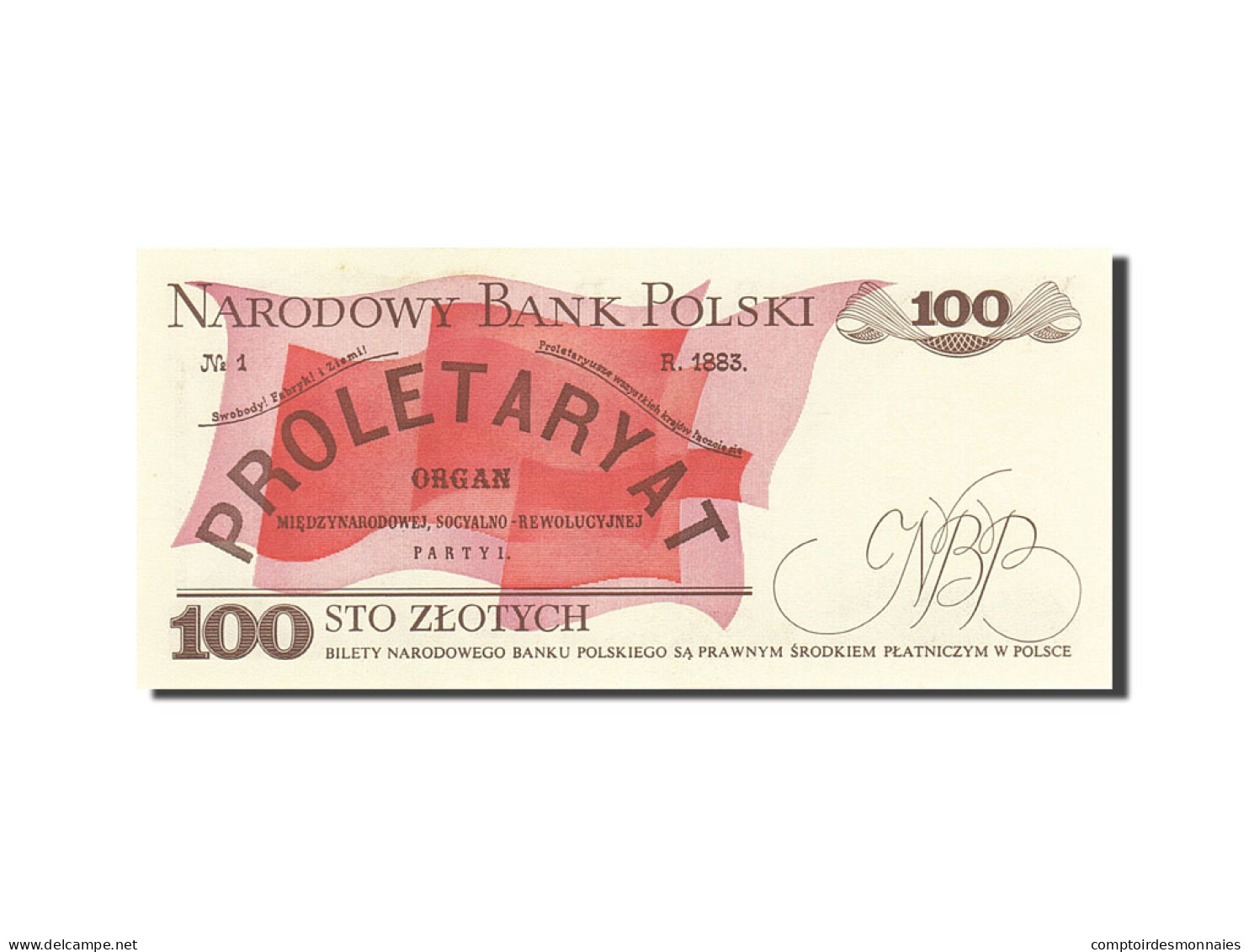 Billet, Pologne, 100 Zlotych, 1974-1976, 1986-06-01, KM:143e, NEUF - Pologne