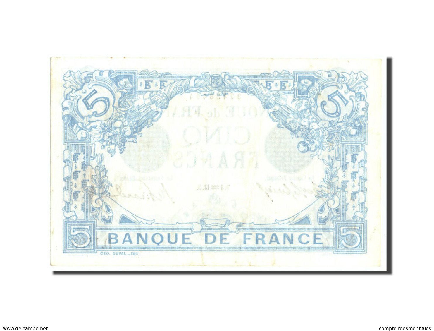 Billet, France, 5 Francs, 5 F 1912-1917 ''Bleu'', 1913, 1913-01-03, SUP - 5 F 1912-1917 ''Bleu''