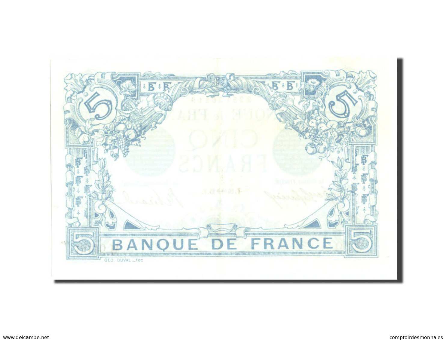 Billet, France, 5 Francs, 5 F 1912-1917 ''Bleu'', 1915, 1915-11-26, SPL - 5 F 1912-1917 ''Bleu''