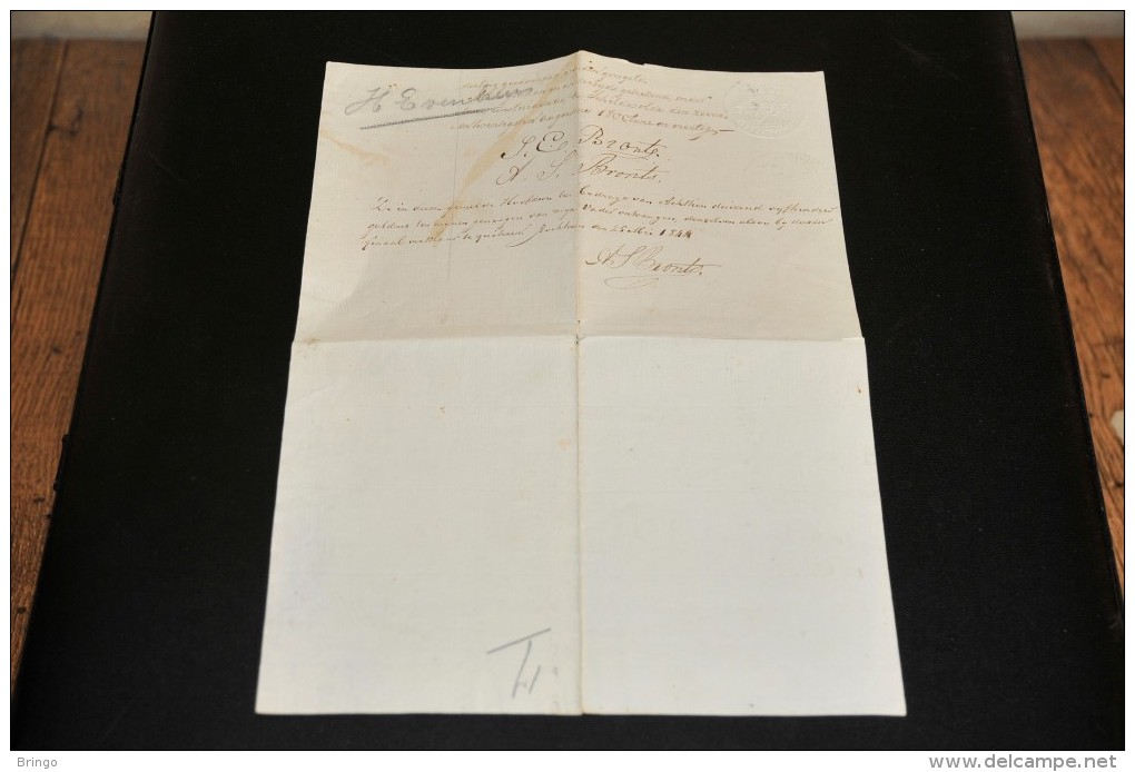 103- Oude Document Uit  Schildwolde (Gr.) - Documents Historiques