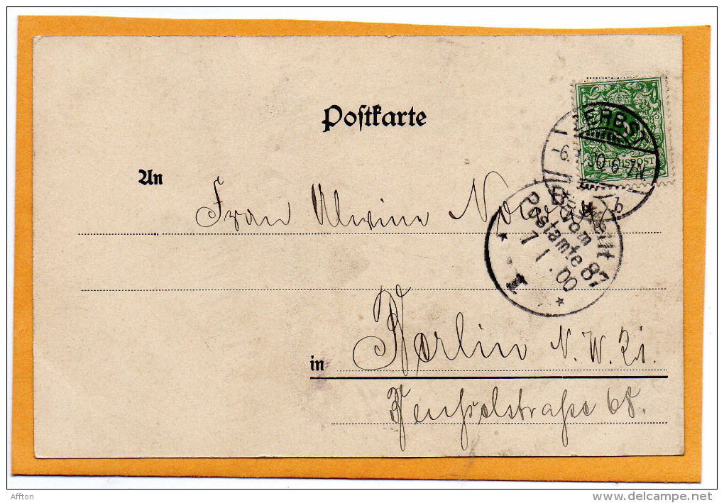 Gruss Aus Zerbst 1901 Postcard - Zerbst