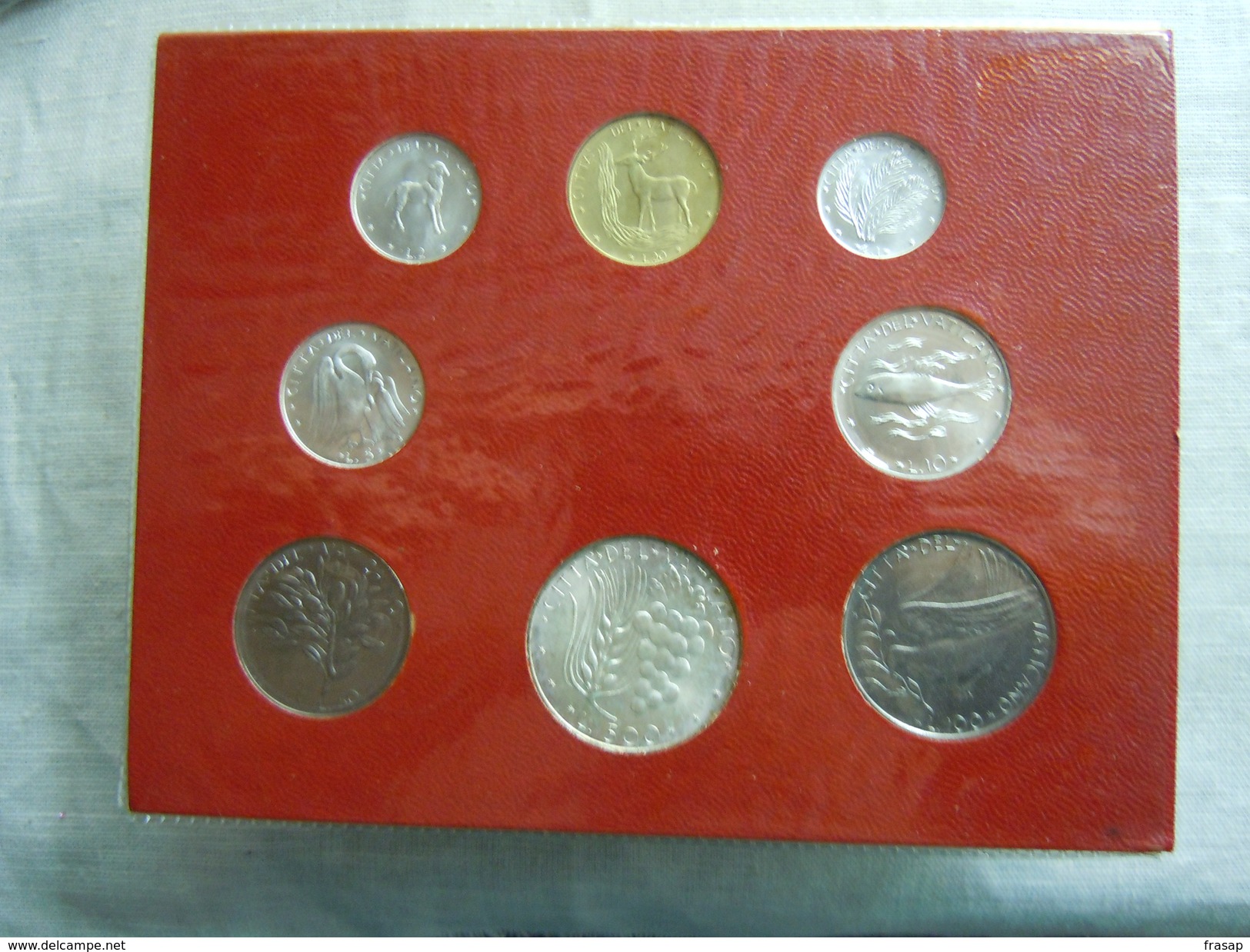 VATICAN CITY 1971 Paul VI ( IX Year) Coin FOLDER - Unc 500 Lire  SILVER RARE - Vatican