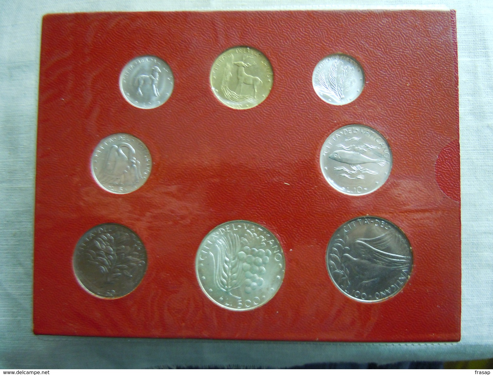 VATICAN CITY 1972 Paul VI ( X Year) Coin FOLDER - Unc 500 Lire  SILVER RARE - Vaticano