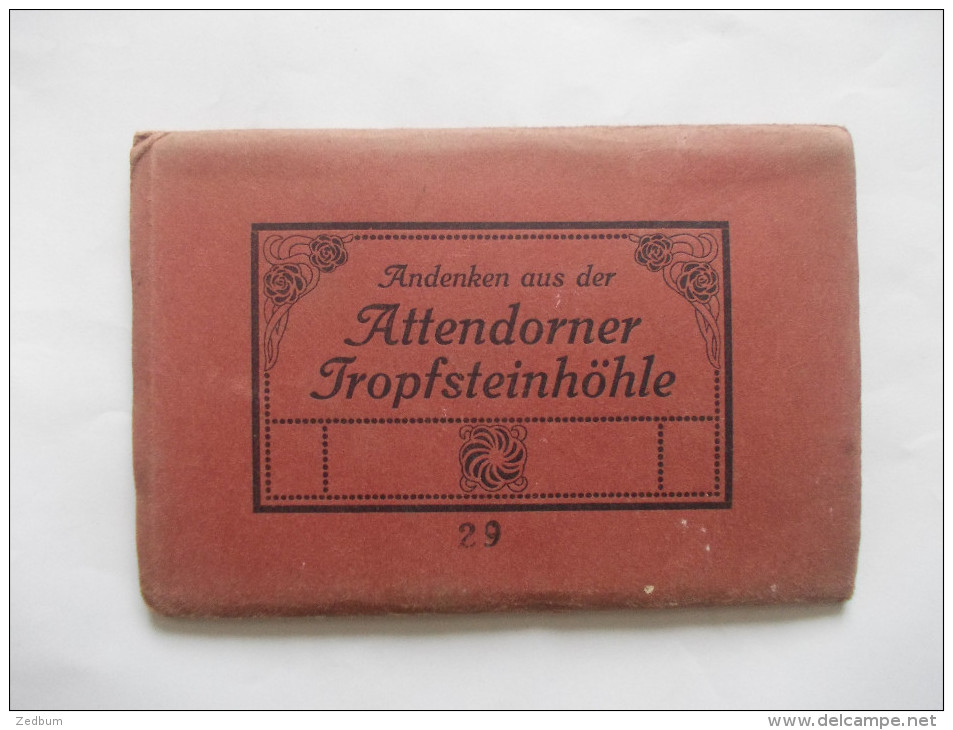 TROPFSTEINHOHLE ATTENDORNER Andenken Aus Der Carnet 29 - Attendorn