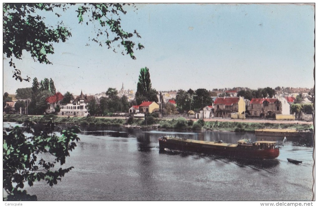 Carte 1960 SARTROUVILLE /  VUE GENERALE (péniche ,gabarre) - Sartrouville