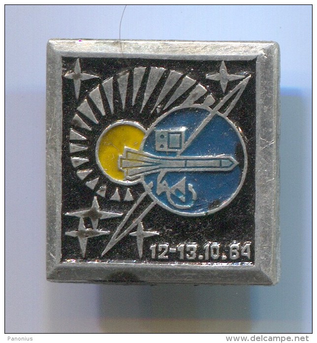 Space Cosmos Spaceship Programe - Russian ( USSR ), Vintage Pin Badge, Abzeichen - Espace