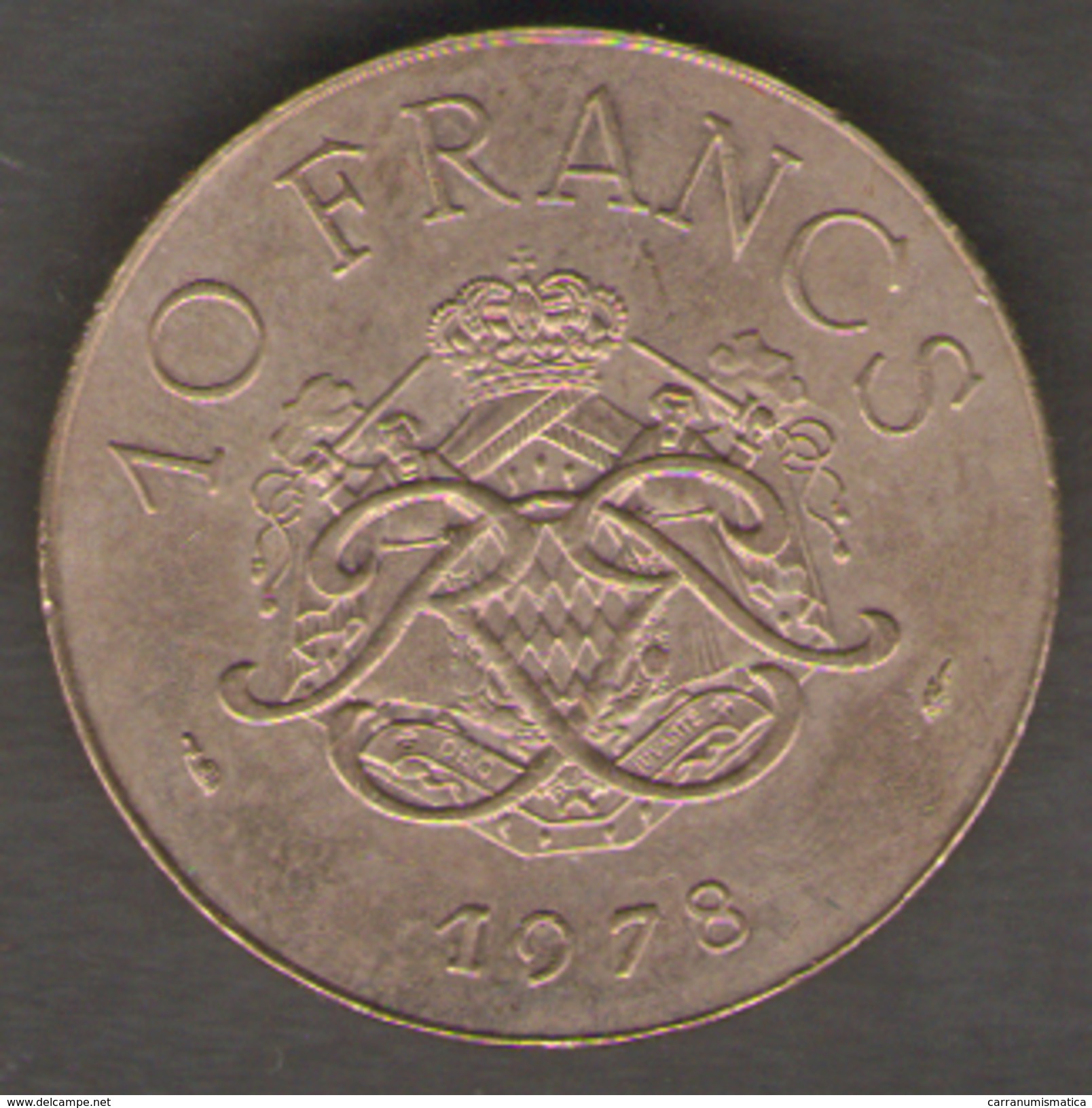 MONACO 10 FRANCS 1978 RAINIERI III - 1960-2001 Franchi Nuovi