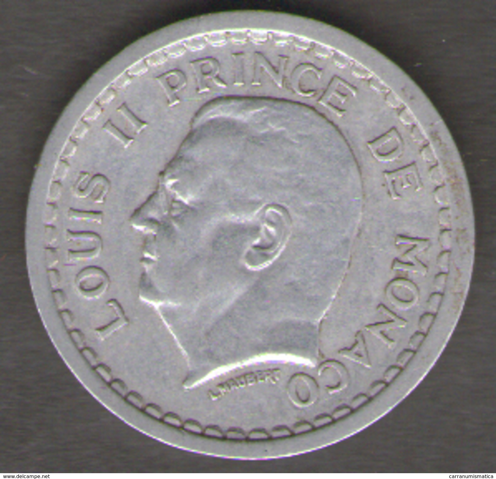 MONACO 1 FRANC 1943 LUIGI II - 1960-2001 Franchi Nuovi