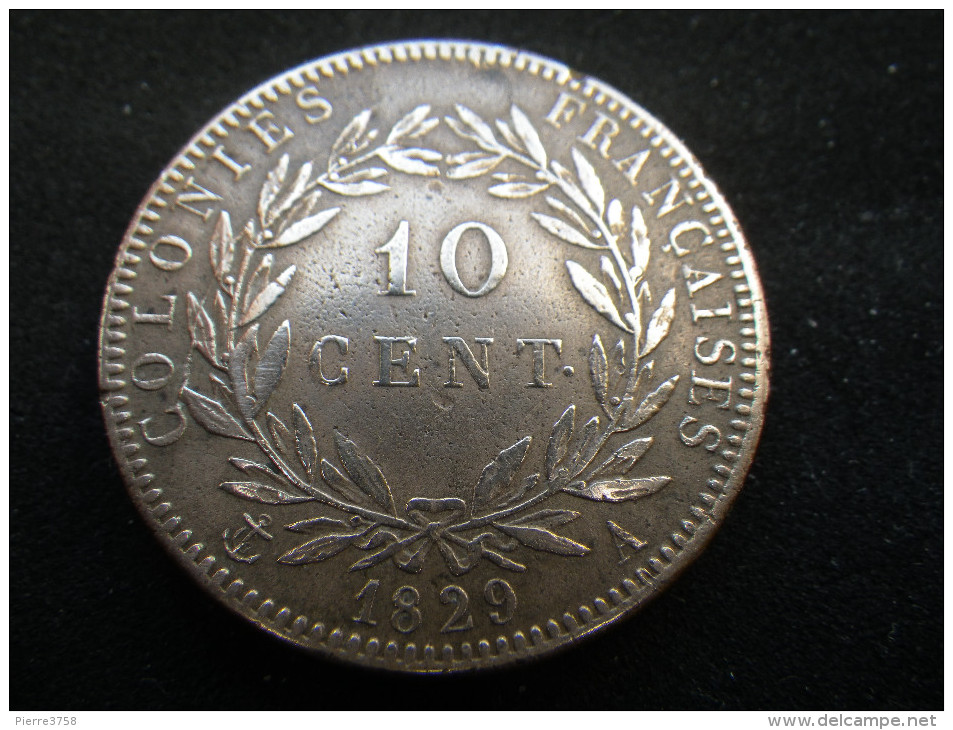 10 Centimes Charles X (colonies Françaises) - Autres & Non Classés