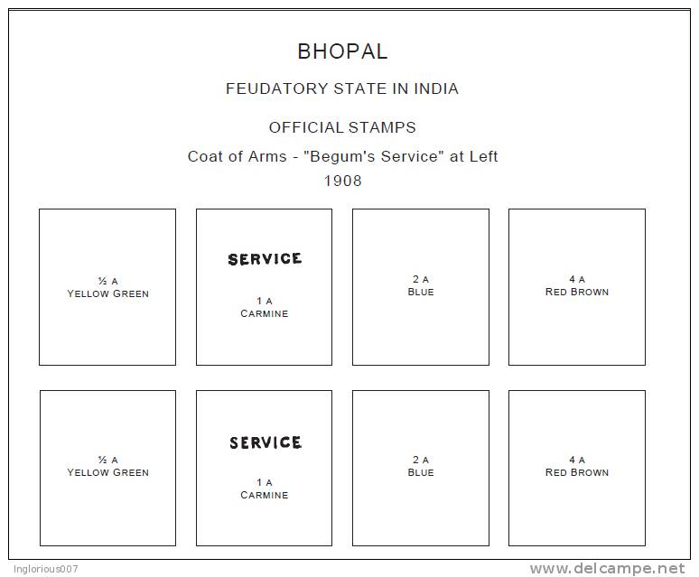 INDIA STAMP ALBUM PAGES 1852-2010 (306 Pages) - Englisch