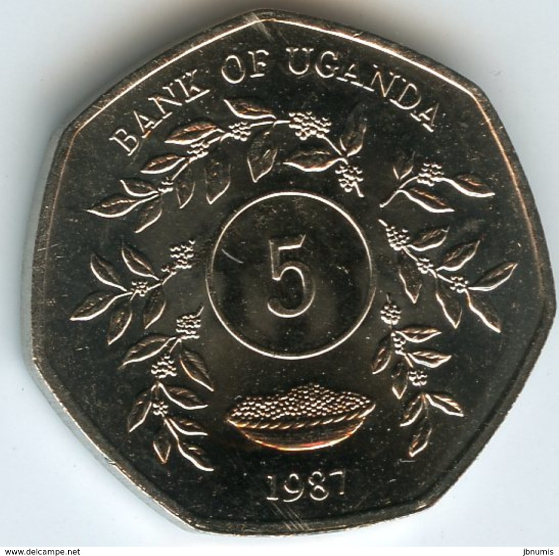 Ouganda Uganda 5 Shillings 1987 UNC KM 29 - Ouganda