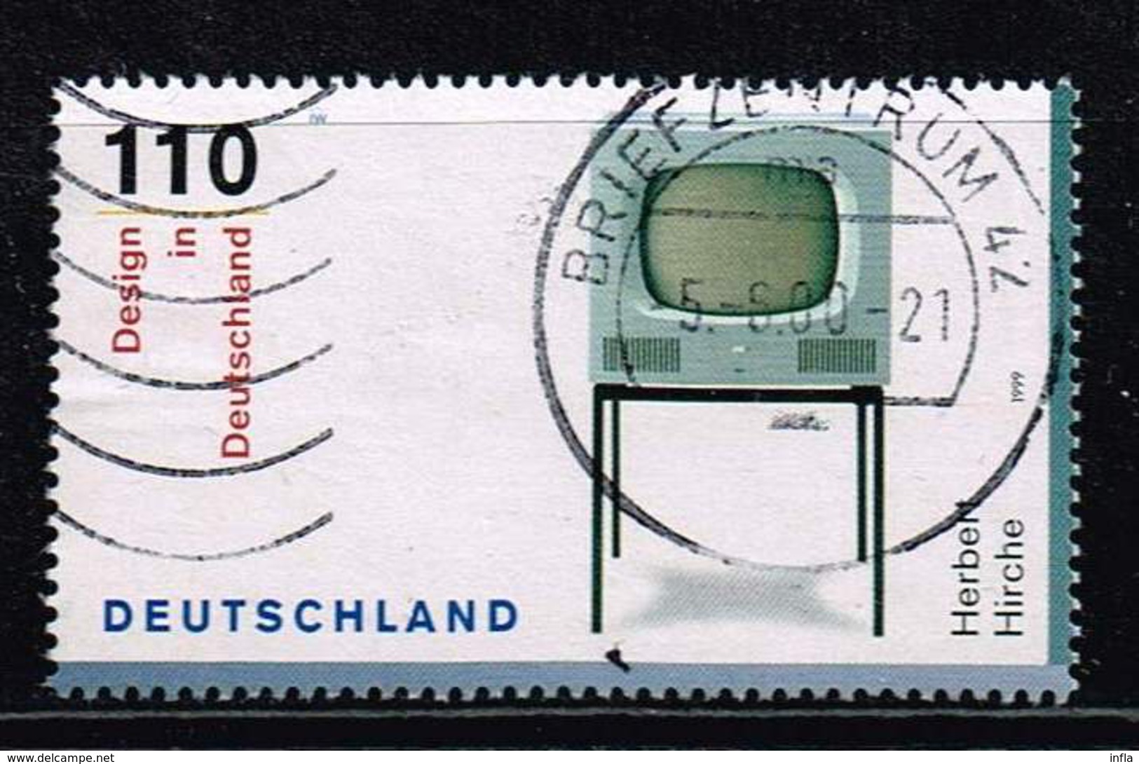 Bund 1999, Michel# 2068 - 2069 O EM Aus Block 50 - Gebraucht