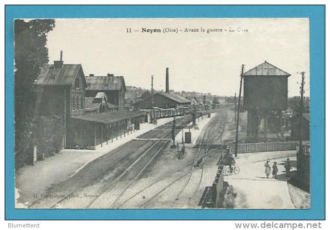 CPA 11- Chemin De Fer La Gare De NOYON 60 - Noyon