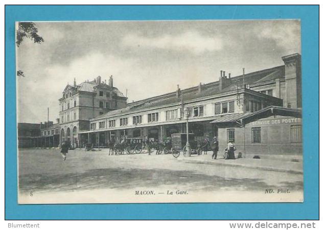 CPA 8 - Chemin De Fer Vue La Gare MACON 71 - Macon