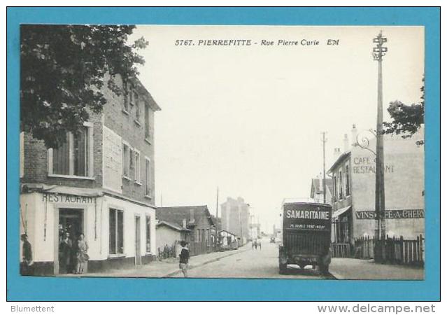 CPSM 5765 - Restaurant Camion Samaritaine Rue Pierre Curie PIERREFITTE 93 - Pierrefitte Sur Seine